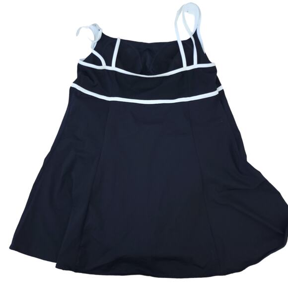 Longitude One Piece Swimsuit Size 14 Modest Skirted Bathing Suit - Picture 2 of 4